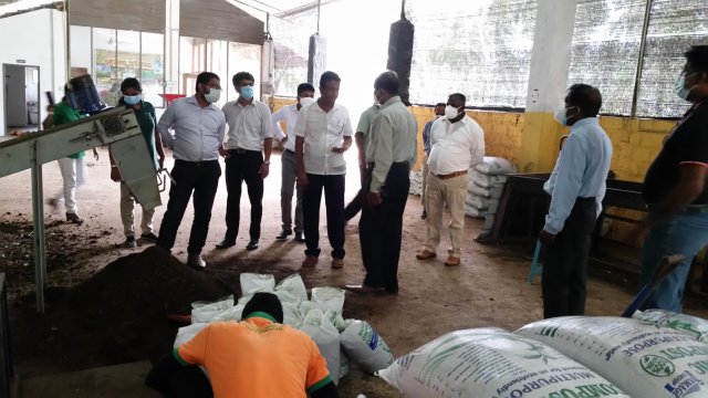 Inspection of Organic Fertilizer Production Projects 